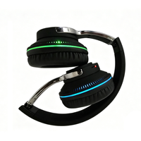 Auriculares Bluetooth de Alta Calidad con Diseño Elegante y Luz Intermitente para Juegos, Deportes, Viajes y Aprendizaje