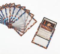 Étuis pour cartes de visite en PP de luxe personnalisés à prix abordable, avec bord imprimé, sans fermeture et logo personnalisé, pour protéger les cartes