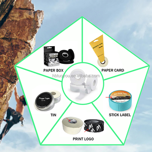 Trung quốc sản xuất tùy chỉnh thể thao thể thao cotton Zinc Oxide ngón tay Băng bảo vệ leo núi Băng Nhà cung cấp - Product Image 5