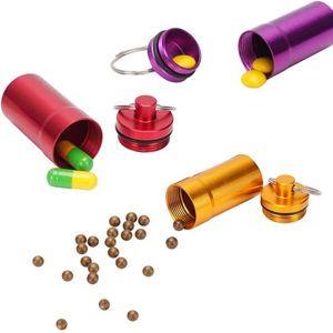Personnalisation en gros, boîte à pilules multifonction en alliage d'aluminium, organiseur de pilules, étui de voyage pour pilules, emballage - Product Image 4