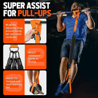 Brazo elástico Pecho Muscle Fitness Resistencia Tubo Banda Pull up Bar Chin up Asistencia Bandas