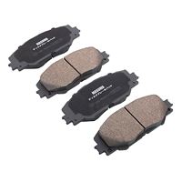 Plaquettes de frein auto MASUMA MS-1530, formule sans amiante, position avant, prix usine pour PONTIAC