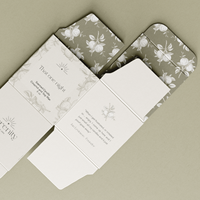 Boîte personnalisée pour produits cosmétiques, soins de la peau, parfums, emballage de luxe en papier cartonné avec logo personnalisé