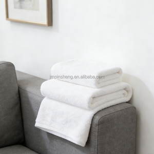 Lot de serviettes de bain d'hôtel en coton éponge 100 %, épaissies, douces, respirantes, séchage rapide, absorption d'eau confortable, logo personnalisé - Product Image 3