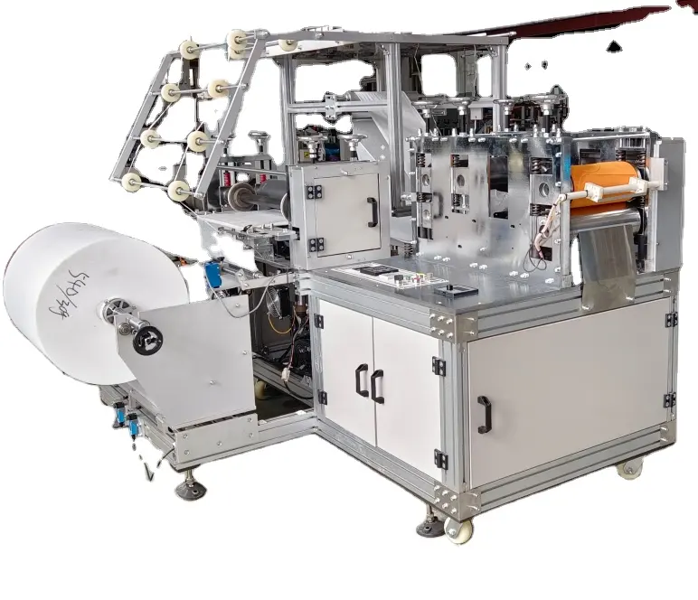 Automatic Disposable non woven shoe cover making machine with bagging system