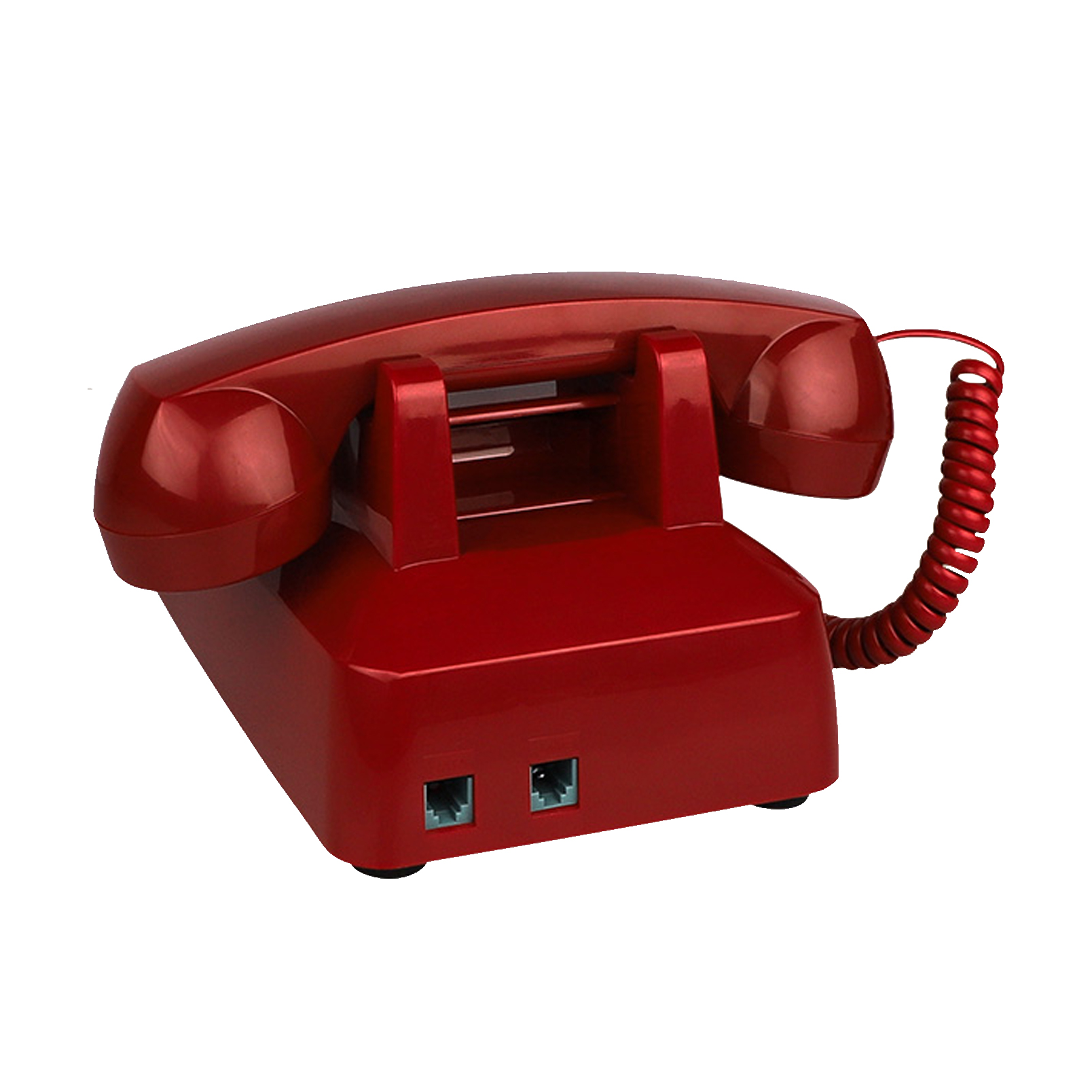 Telefono Fisso Con Cavo Per Casa O Ufficio, Modello Da Scrivania O Parete, Colore Nero