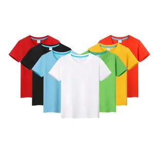 Cheap Blank Polyester T Shirts Cotton Feel Sublimation Tshirts For Dye Printer Custom Logo T shirt for men