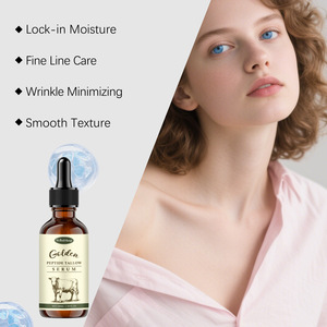 Suero Facial de Niacinamida con Logotipo Personalizado OEM, Hidratante Diario, Cuidado de la Piel Antiarrugas, Suero de Péptidos Dorados Suavizantes - Product Image 5