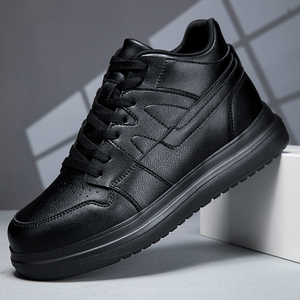 Nuevos Zapatos Deportivos Casuales de Cuero para Hombre con Aumento de Altura Invisible, Zapatos Elevadores Deportivos para Hombre 6CM 8CM 10CM - Product Image 4