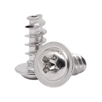 Nickel Plated Cross Recessed Round Head Metric Flat Tail Self-Tapping Screws Electronic Fasteners M1.7-M4