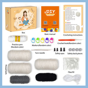 Vente chaude DIY Crochet <span class=keywords><strong>Kit</strong></span> Artisanat Animal Crochet <span class=keywords><strong>Kit</strong></span> Diy Hibou Renard Dinosaure Tortue Animal Crochet <span class=keywords><strong>Kit</strong></span> pour Débutants - Product Image 5