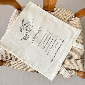 Bolsa <span class=keywords><strong>de</strong></span> Compras <span class=keywords><strong>de</strong></span> <span class=keywords><strong>Tela</strong></span> <span class=keywords><strong>de</strong></span> Lino y Algodón Natural, Impresa, Ligera, Creativa, Cultural, Ecológica, <span class=keywords><strong>de</strong></span> Primera Calidad - Product Image 5