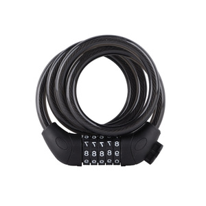 Candado de Combinación para Bicicleta de Montaña, Candado de Alambre de Cinco Dígitos de 120 cm, Candado Antirrobo Duradero con Marco de Bloqueo - Product Image 1