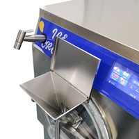 Máquina Comercial para Hacer Helado Italiano, de Alta Calidad, Patentada, con 5 Programas, Horizontal, para Restaurantes