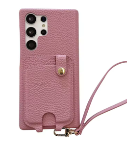 Étui portefeuille en cuir PU style urbain avec bandoulière et porte-cartes pour <span class=keywords><strong>iPhone</strong></span> 15/16/17 Pro Max et Samsung Google - Product Image 2