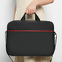 Sac pour ordinateur portable en polyester 600D, grande capacité, classique, à porter à la main ou à l'épaule, vente en gros