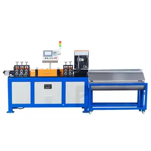 2-8mm wire straightening machine with straightener rollers automatic wire straightener and cutter