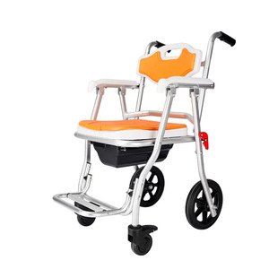 Chaise de douche Ome avec roulettes, antidérapante, capacité 150 kg, style moderne, en plastique, pour la sécurité au bain - Product Image 1