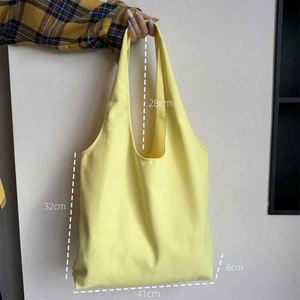 Customized Logo <b>Canvas</b> Tote Bags-Fashion Style Sewing Technique Large Capacity Easy Hold Brightly Colored for Shopping Outing - Product Image 3