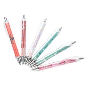 Bolígrafos Personalizados con Impresión a Color de Dibujos Animados, Logotipo, Papel Publicitario, Inserciones de Flores, Película Decorativa - Product Image 2