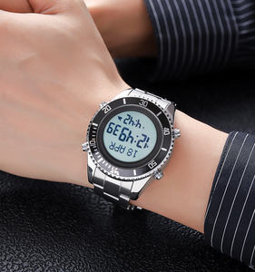 Montre boussole Direction prière Skmei 2141 AZAN montre Qibla temps Athan montre numérique islamique hommes montre - Product Image 5