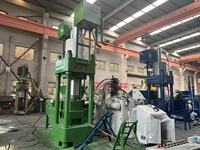 Presse hydraulique pour briquettes de copeaux de métal tournages de sciure d'acier