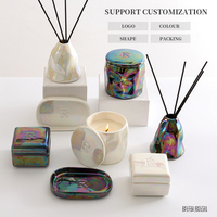 Diffuseur de parfum personnalisé à bâtonnets, huile essentielle, diffuseur d'arômes en pierre de cristal, bougies parfumées en cire d'abeille, luxe, fêtes, Diwali