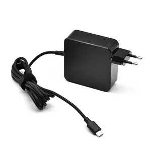 High Quality for Dell for Lenovo For ASUS PD Type C 65W AC Adapter with Power Cord USB Charger Adapter for laptop computer