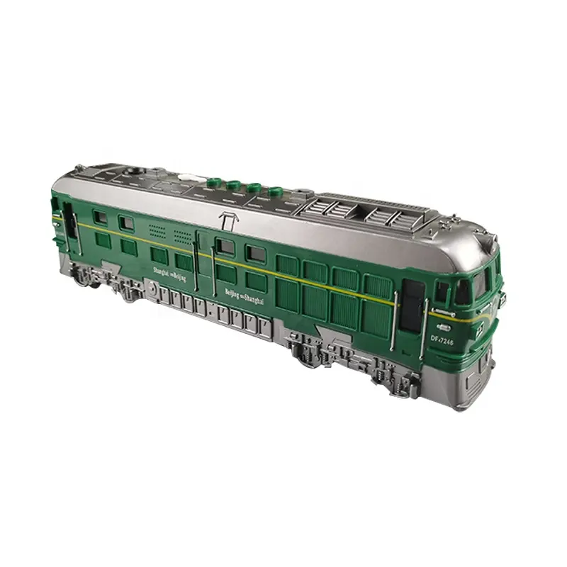 Train Track Model Toy Vehicles Locomotive Model Toys with Sound and Light