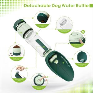 Bouteille d'eau portable <span class=keywords><strong>2</strong></span> en 1 pour chien avec récipient à nourriture - Product Image 4