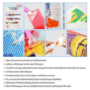 ชุดภาพวาดเพชร 5 มิติ ลายยูง พร้อมผงวิเศษ สำหรับงาน DIY  ขายแล้ว - Product Image 6