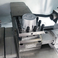 Torno CNC de Metal Automático de Alta Precisión CK6132 de China, Mini Torno CNC con Motor Servo, Tipo Horizontal de un Solo Husillo, Control CNC GSK