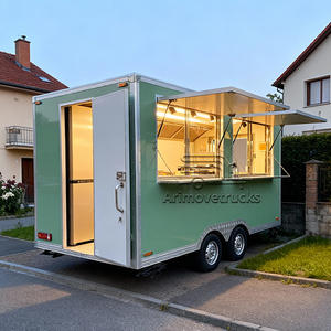 Remorque alimentaire mobile commerciale en acier inoxydable, bar extérieur, camion de restauration rapide, camion de glaces, camion de <span class=keywords><strong>kebab</strong></span>, remorque de vente ambulante à vendre - Product Image 3