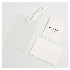 Etiqueta Colgante de Papel Especial Multicapa, Personaliza tu Logotipo, Etiqueta Colgante Reciclable de Buena Calidad para Prendas - Product Image 5