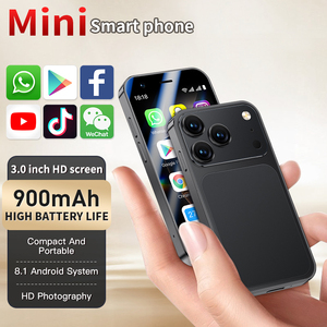 Mini Teléfono Inteligente Android A17 con Doble SIM 5G, Pantalla <span class=keywords><strong>de</strong></span> 3.0 Pulgadas, 4GB+64GB, Cámara HD, Versión Global Multi-idioma, Ultra Portátil - Product Image 3