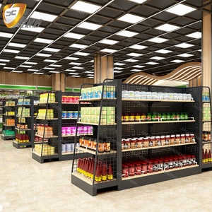 Estantes de exhibición de estante de supermercado de nuevo diseño para estante de publicidad de aperitivos estantes de exhibición de tienda de comestibles estantes de supermercado - Product Image 6