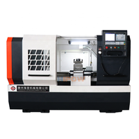 Mesin Bubut CNC Horizontal Flat Bed Otomatis Berkualitas Tinggi CK6150 Single Spindle Medium Duty HIPOW