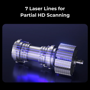 Escáner 3D Creality Raptor Pro con 22+7 Láseres Azules y NIR, Precisión de 0.02mm para Objetos de 5-4000mm - Product Image 3