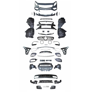กันชนสำหรับ Mercedes <span class=keywords><strong>Benz</strong></span> W217 C217 <span class=keywords><strong>S</strong></span> <span class=keywords><strong>Coupe</strong></span> ปรับโฉมได้2015-2021 S63รุ่นที่มีกันชนหน้ากระจังหน้าด้านหลัง - Product Image 2