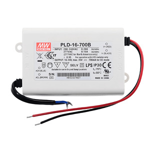 หมายถึง PLD-16-700B 16W เอาท์พุตเดียวแหล่งจ่ายไฟ LED 200-240VAC 700mA IP30ชื้นการใช้ในสถานที่ - Product Image 2