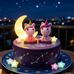 Decoración para Pastel con Forma <span class=keywords><strong>de</strong></span> <span class=keywords><strong>Unicornio</strong></span> 3D, Halal, Personalizada, al por Mayor, para Fiestas <span class=keywords><strong>de</strong></span> Cumpleaños y Repostería - Product Image 4
