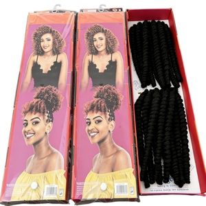 Meilleures ventes en gros : Cheveux bouclés de 8 pouces de haute qualité, volumineux et rebondissants, pour tresses afro torsadées et tresses au crochet en vrac - Product Image 2