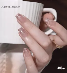 Gel à ongles diamanté neuf couleurs, idéal pour le nail art DIY, les salons et la création de designs d'ongles - Product Image 5