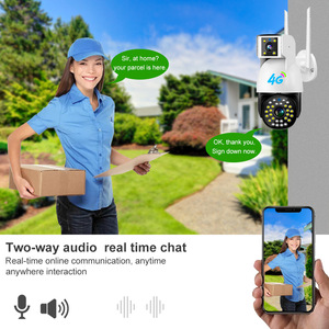 V380 Pro IP CCTV Network Camera 4MP ống kính kép ngoài trời hệ thống an ninh âm thanh hai chiều nhà thông minh Wifi PTZ Bullet ống kính kép V380 - Product Image 6