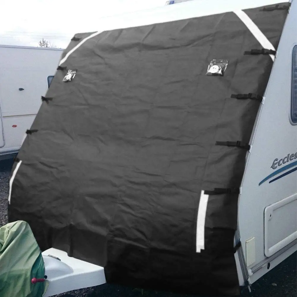 Couverture universelle de remorquage avant de caravane couverture Non tissée avec protection de lumières LED