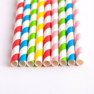 <strong>Colorful</strong> Disposable Paper <strong>Straws</strong> for Party Occasions - Product Image 6