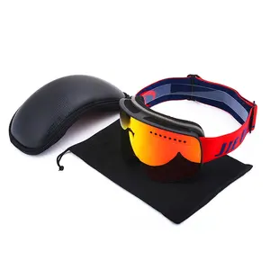 Groothandel Fashion Ski Bril Magneet Anti-Fog Oogbescherming Sport Eyewear Goggle Sneeuw Bril Custom Oem Sneeuwscooter Bril