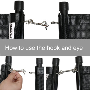 Di động gấp hàng rào an toàn nhôm lưới 4ft có thể tháo rời tạm thời hồ bơi hàng rào - Product Image 5