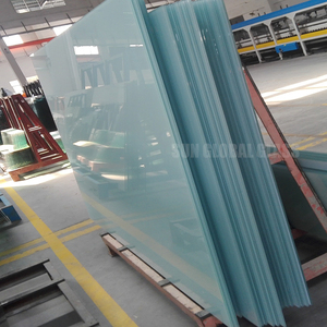 Tempered frosted glass pane cost per square foot factory tempered decorative recorded al acid beveled edges aren - Product Image 6