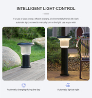 Lampes solaires d'extérieur pour pelouse et allées, étanches, pour la décoration de la cour et du patio